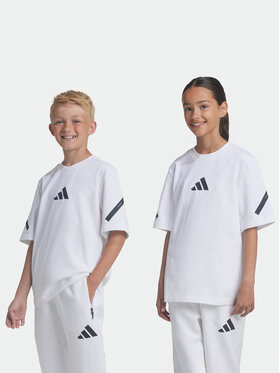 adidas adidas Tricou Z.N.E. JJ4144 Alb Loose Fit