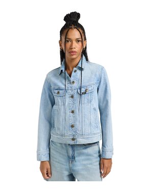Lee Lee Kurtka jeansowa 112363645 Niebieski Regular Fit