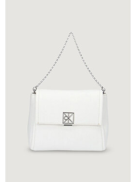 Calvin Klein Calvin Klein Τσάντα EMBLEM HW PEBBLE CROSSBODY 20 Λευκό