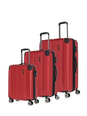 Travelite Travelite Komplet walizek 169974 Czerwony