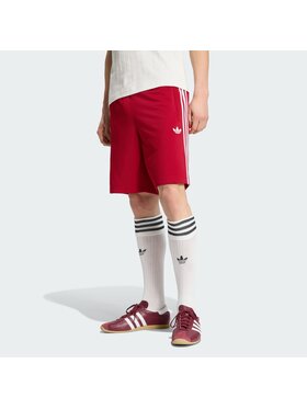 adidas adidas Szorty materiałowe 159247 Czerwony Regular Fit