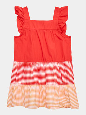 United Colors Of Benetton United Colors Of Benetton Ежедневна рокля 4EW7GV00U Червен Regular Fit