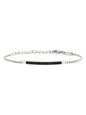 Breil Breil Bransoletka LIGHT ROW Czarny