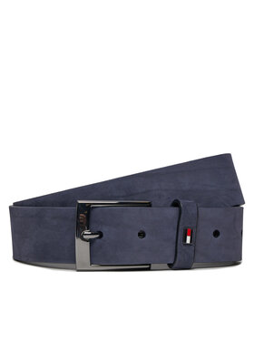 Tommy Hilfiger Tommy Hilfiger Curea pentru Bărbați Adan Nubuck 3.5 AM0AM12050 Bleumarin