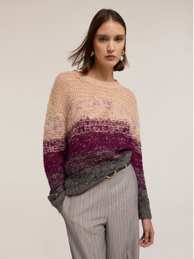 Motivi Motivi Maglione M012W003685N0R2 Bordeaux Regular Fit