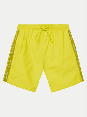 Calvin Klein Swimwear Calvin Klein Swimwear Szorty kąpielowe KV0KV00058 Żółty Regular Fit