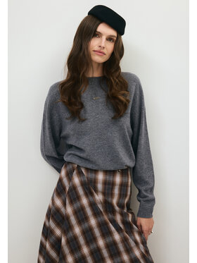 BIZUU BIZUU Kardigan WOOLY WOOL SWEATER Šedá Standard Fit