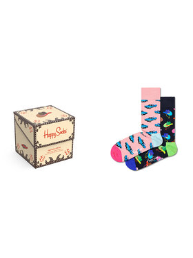 Happy Socks Happy Socks 2 pár hosszú szárú unisex zokni XJMR02-1300 Színes