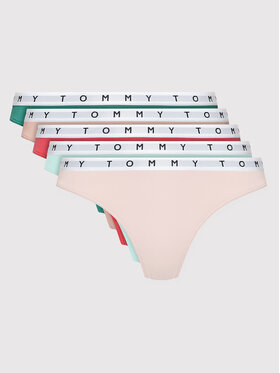Tommy Hilfiger Tommy Hilfiger Komplet 5 par stringów UW0UW03577 Kolorowy