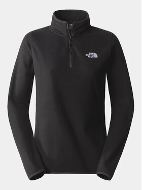 The North Face The North Face Flis W 100 Glacier 1/4 Zip - EuNF0A855MJK31 Črna Regular Fit