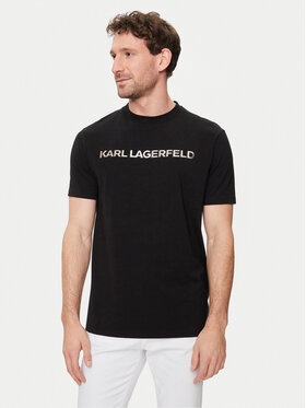 KARL LAGERFELD KARL LAGERFELD T-shirt 755053 542221 Crna Regular Fit