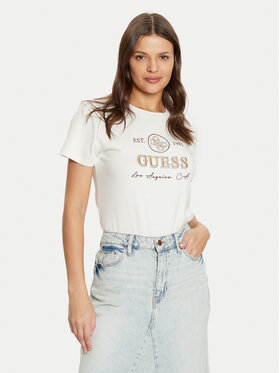 Guess Guess Marškinėliai V5RI05 J1314 Écru Regular Fit