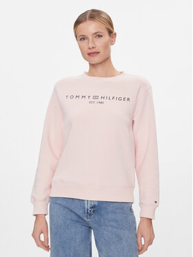 Tommy Hilfiger Tommy Hilfiger Sweatshirt Logo WW0WW39791 Rosa Regular Fit
