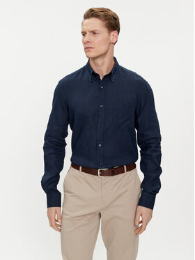 Paul&Shark Paul&Shark Hemd 24413080 Dunkelblau Regular Fit