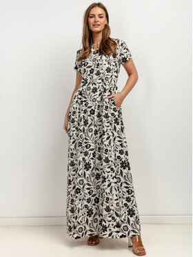 Tessita Tessita Sukienka letnia SUKIENKA _T422_1_XS-S Biały Loose Fit