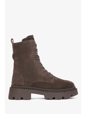 Estro Estro Μποτάκια ER00116562 Καφέ