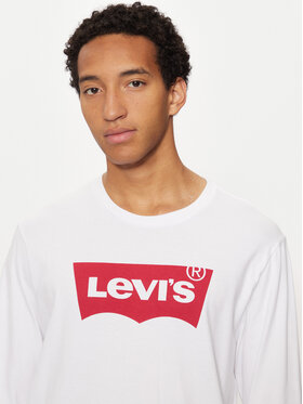 Levi's® Majica Z Dolgimi Rokavi Graphic Tee 36015-0010 Bela Regular Fit