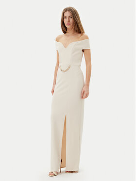 Rinascimento Rinascimento Rochie de seară CFC0123610003 Bej Regular Fit