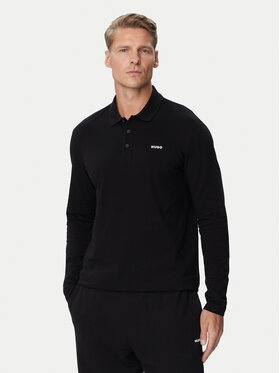 HUGO HUGO Tricou polo Donoslong 50547358 Negru Regular Fit