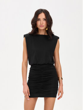 Roco Fashion Roco Fashion Koktejlové šaty Yselle Čierna Slim Fit