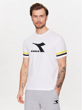Diadora Diadora Tricou Ss Slam 102.179298 Alb Regular Fit