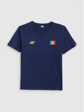 4F 4F T-Shirt TEAMWEAR Granatowy Regular Fit