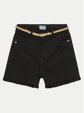 Mayoral Mayoral Джинсові шорти 275 Чорний Regular Fit