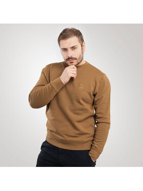 BOSS Boss Bluza 50468443-280_XXL Beżowy Regular Fit
