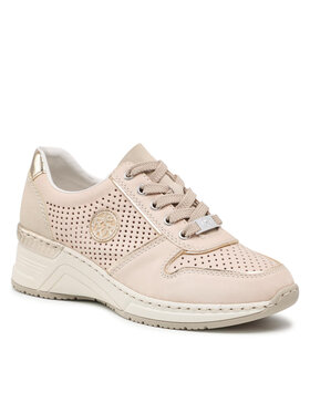Rieker Rieker Sneakersy N4346-60 Beżowy