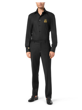 Billionaire Billionaire Koszula 23211 Czarny Fitted Fit