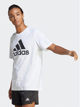 adidas adidas T-shirt Essentials Single Jersey Big Logo T-Shirt IC9349 Bianco Regular Fit
