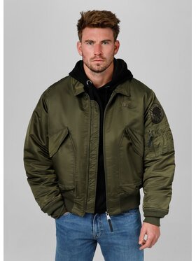 PITBULL PITBULL Kurtka przejściowa Kurtka przejściowa męska CWU 3XL Zielony Regular Fit