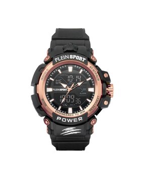 Plein Sport Plein Sport Часовник Combat PSNBA0323 Черен
