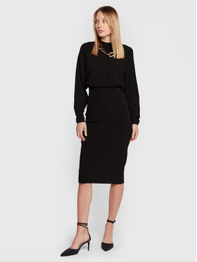 Ted Baker Ted Baker Úpletové šaty Alice 255069 Černá Slim Fit