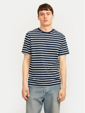 Jack&Jones Jack&Jones Тишърт Organic Basic 12156101 Тъмносин Slim Fit