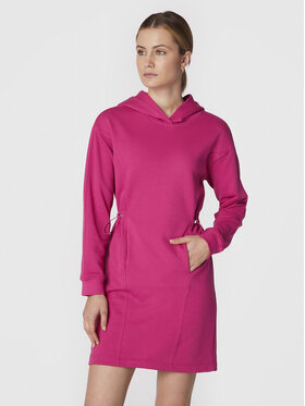 Comma Comma Pletena obleka 2120957 Roza Loose Fit