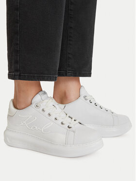 KARL LAGERFELD KARL LAGERFELD Sneakersy Kapri KL62548F Bílá