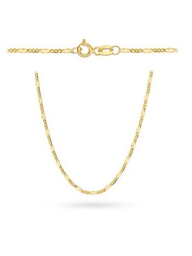 Fugart Fugart Naszyjnik Figaro Gucci 55 cm FUG1-26-L00061-2 Złoty
