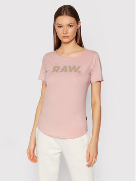 G-Star Raw G-Star Raw T-Shirt Graphic D19950-4107-7176 Ροζ Slim Fit
