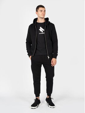 Les Hommes Les Hommes Mikina LBH3004700U Černá Regular Fit