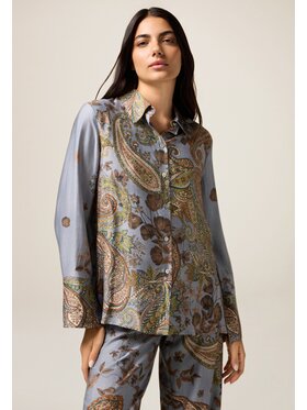 Oltre Oltre Camicia 5021J000847N0Z4 Turchese Regular Fit