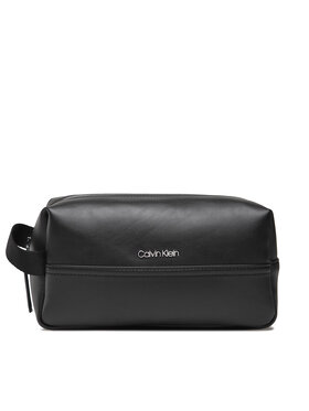 Calvin Klein Calvin Klein Pochette per cosmetici Utility Napa Washbag Nero