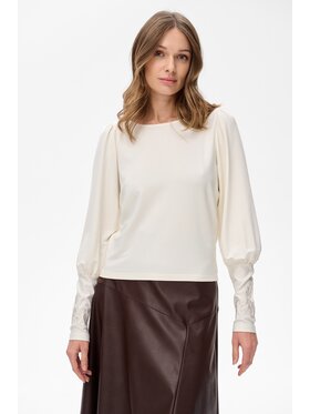 blue shadow blue shadow Bluzka Miro Écru Regular Fit
