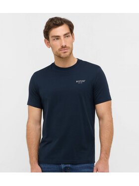 Mustang Mustang T-Shirt Style Austin Granatowy Regular Fit