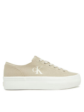 Calvin Klein Jeans Calvin Klein Jeans Πάνινα παπούτσια Vulc Flatform Low Cv Mg YW0YW01763 Μπεζ