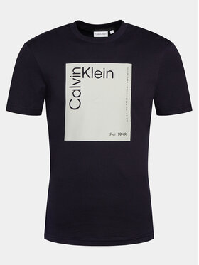 Calvin Klein Calvin Klein T-särk Square Logo K10K112503 Tumesinine Regular Fit