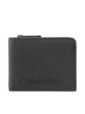 Calvin Klein Calvin Klein Portofel Mare pentru Bărbați Rubberized Bifold Half Z/A K50K509600 Negru