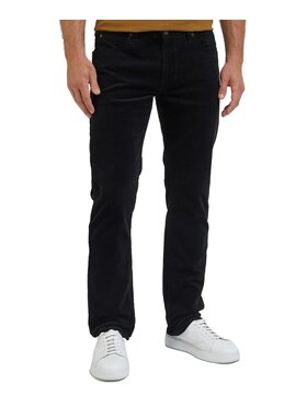 Lee Lee Spodnie dzianinowe 112342357 Czarny Regular Fit