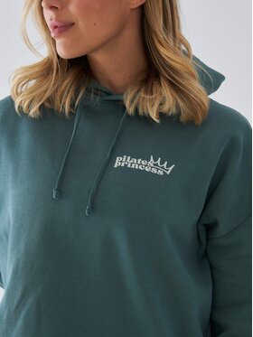 BeShaped BeShaped Bluza Pilates Princess Zielony Oversize