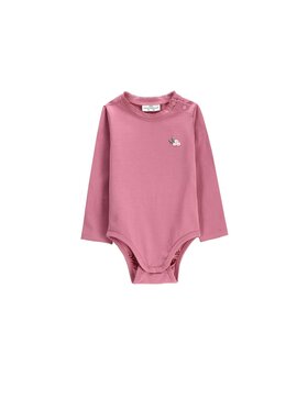 Coccodrillo Coccodrillo Body dziecięce ZC6112103FGN-007 Różowy Regular Fit